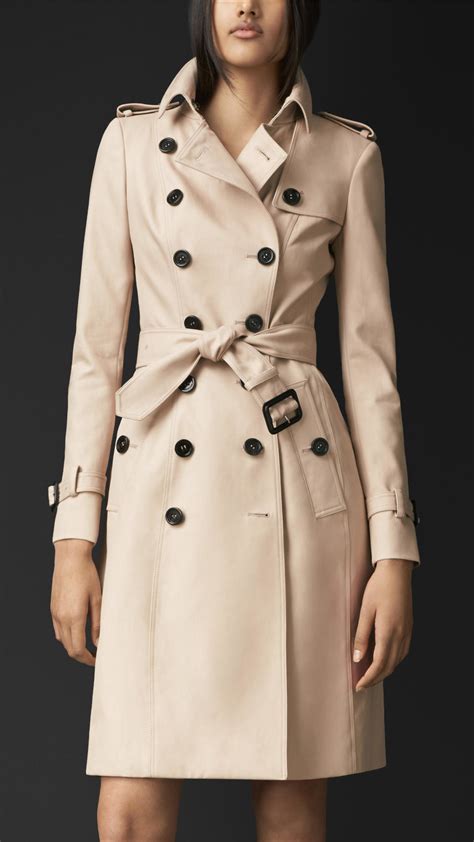 burberry prestwick cotton trench coat|Burberry cotton.